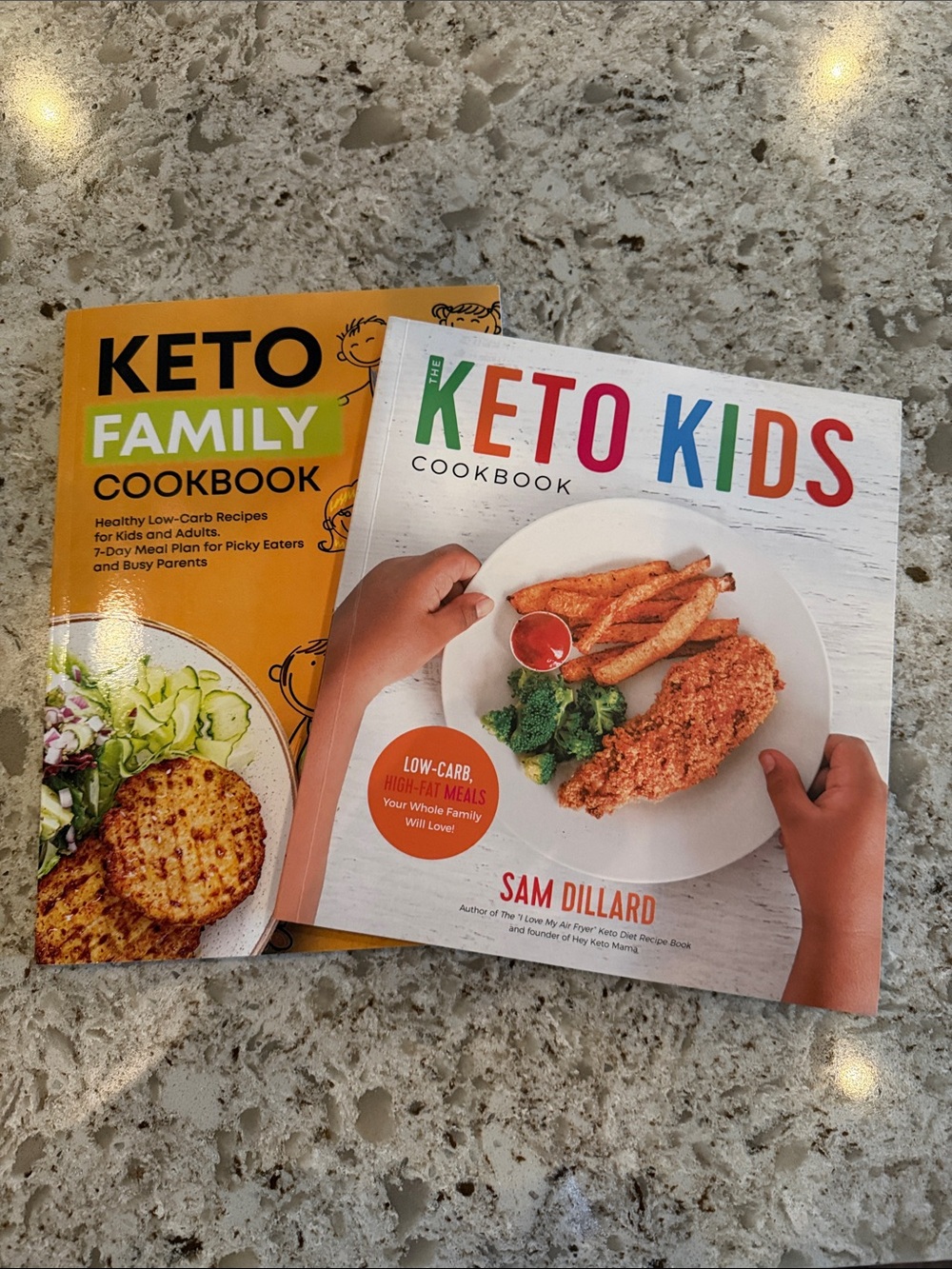 Keto Kids Cookbook by – Colorful White Cover